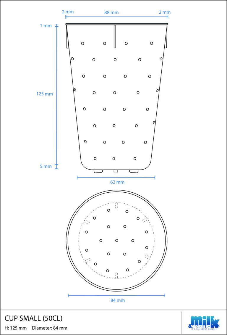 Fiches techniques de moules à fromage | Illustrator