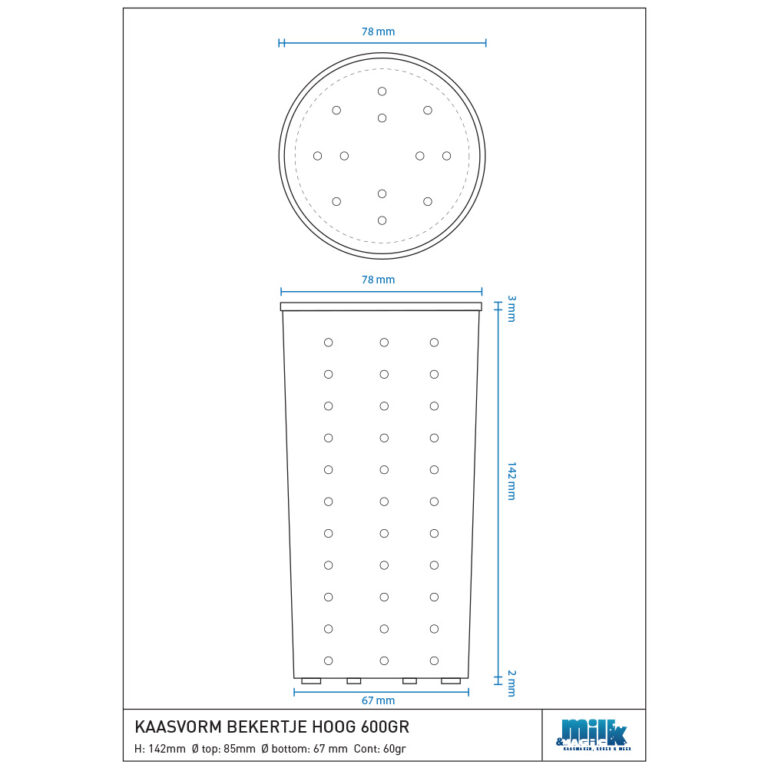 Fiches techniques de moules à fromage | Illustrator